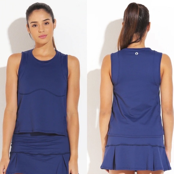 Dona Jo Match Tank in Navy‎ - Picture 1 of 6